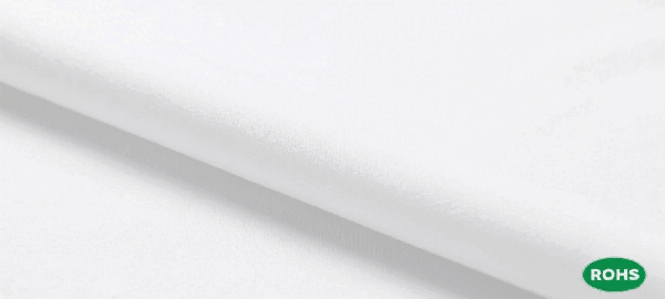RoHS Certified White Base Fabric