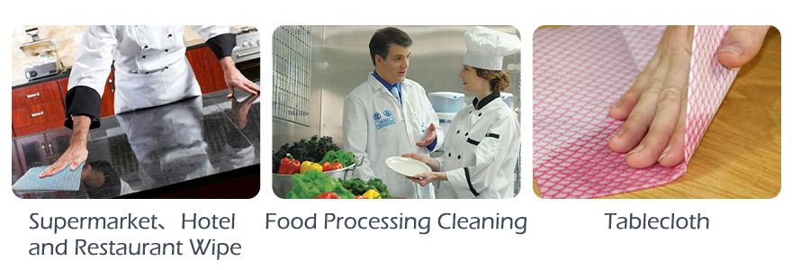 embossed spunlace nonwoven, hydroentangled fabric