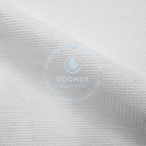 Woodpulp Polyester Apertured Spunlace Fabric