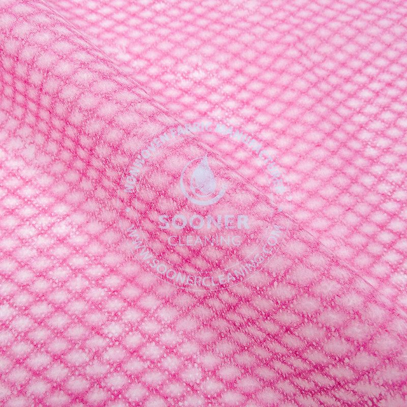 Viscose spunlace nonwoven printed