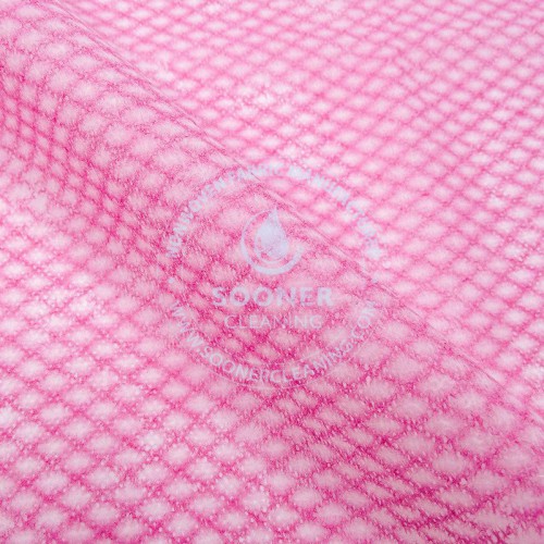 Viscose spunlace nonwoven printed